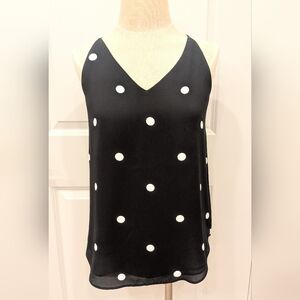 LOFT Polka Dot Tank Top